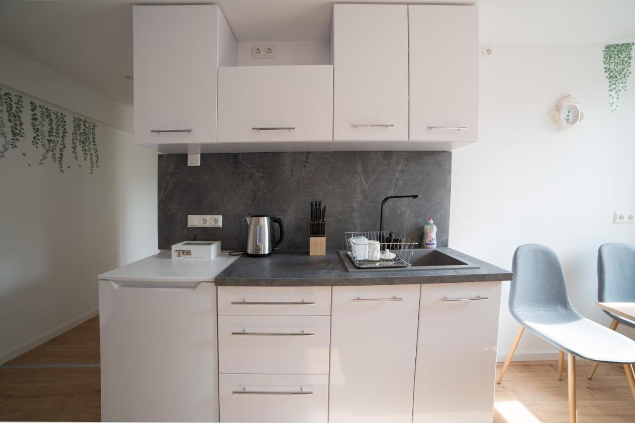 Schoene Ferienwohnung 54 M², Zentrumsnah, Kingbett Erfurt Exterior foto